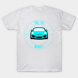 Save the Manuals Porsche 911 GT3 T-Shirt